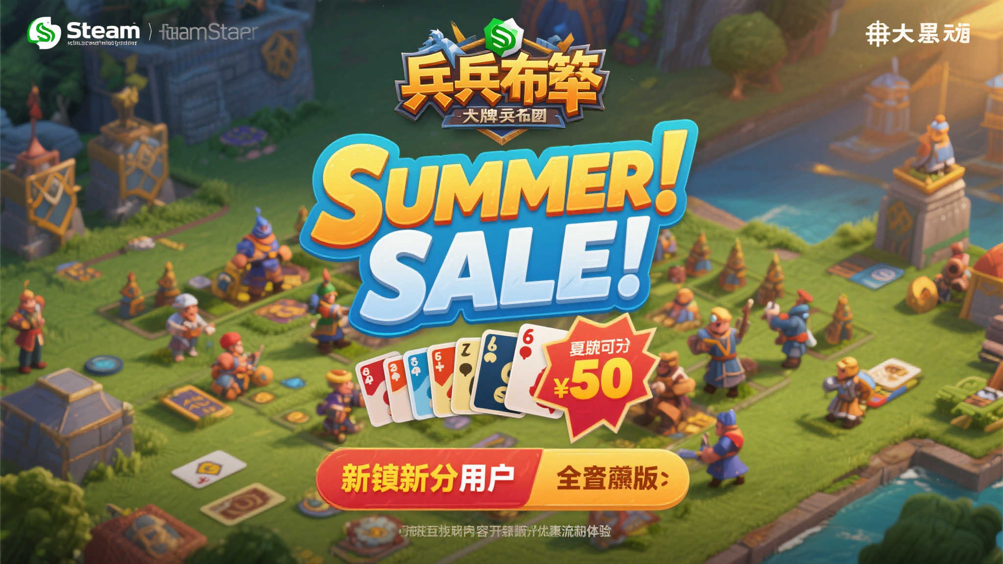 Steam夏季特卖:新增指挥官“成吉思汗”,牌兵布阵闪亮登场 Steam夏季特卖:新增指挥官“成吉思汗”,牌兵布阵闪亮登场